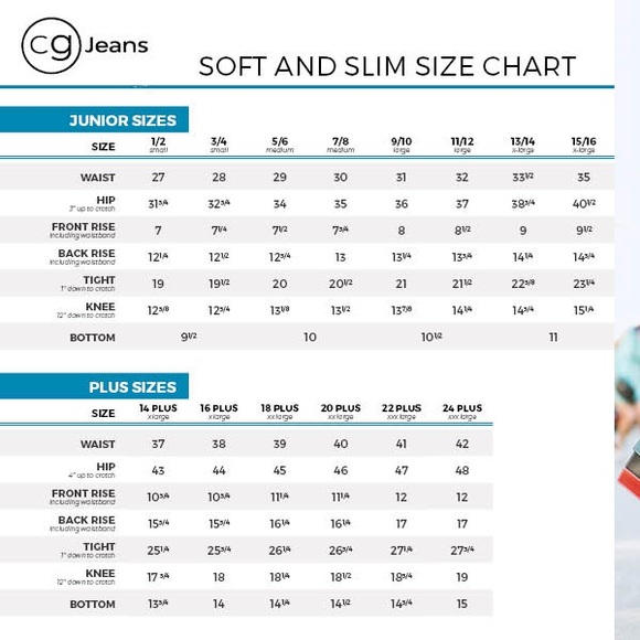 CG Jeans | Soft and Fit Skinny Jeans Stretch Comfort Mid Rise | Juniors Size 5 - Picture 6 of 6